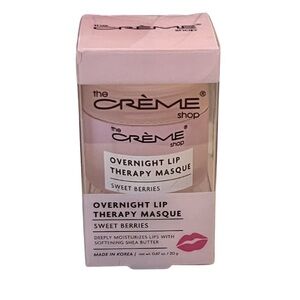 The Crème Shop Overnight Lip Therapy Masque - Sweet Berries Pink